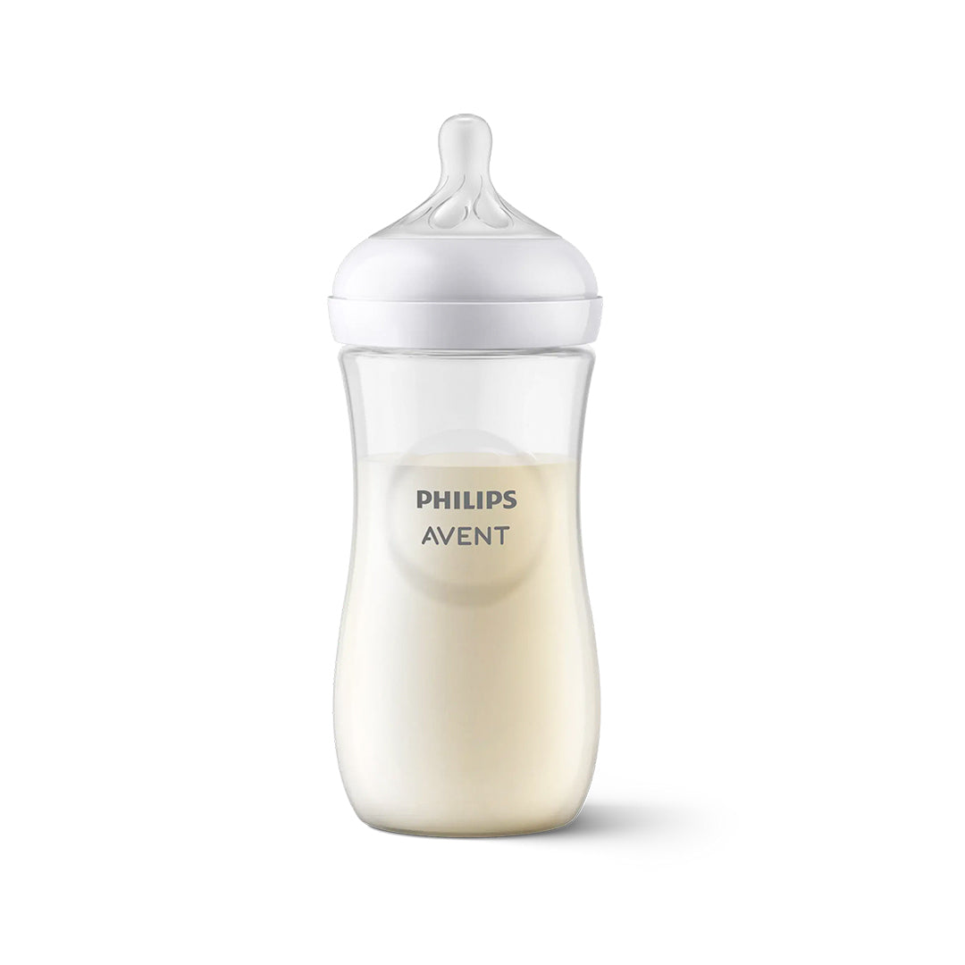 Philips Avent Natural Response Baby Bottle 3m+, Flow 4 teat, 1 piece (330ml)