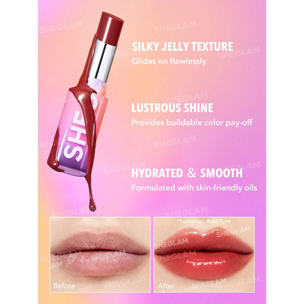 SHEGLAM Mirror Kiss High-Shine Lipstick