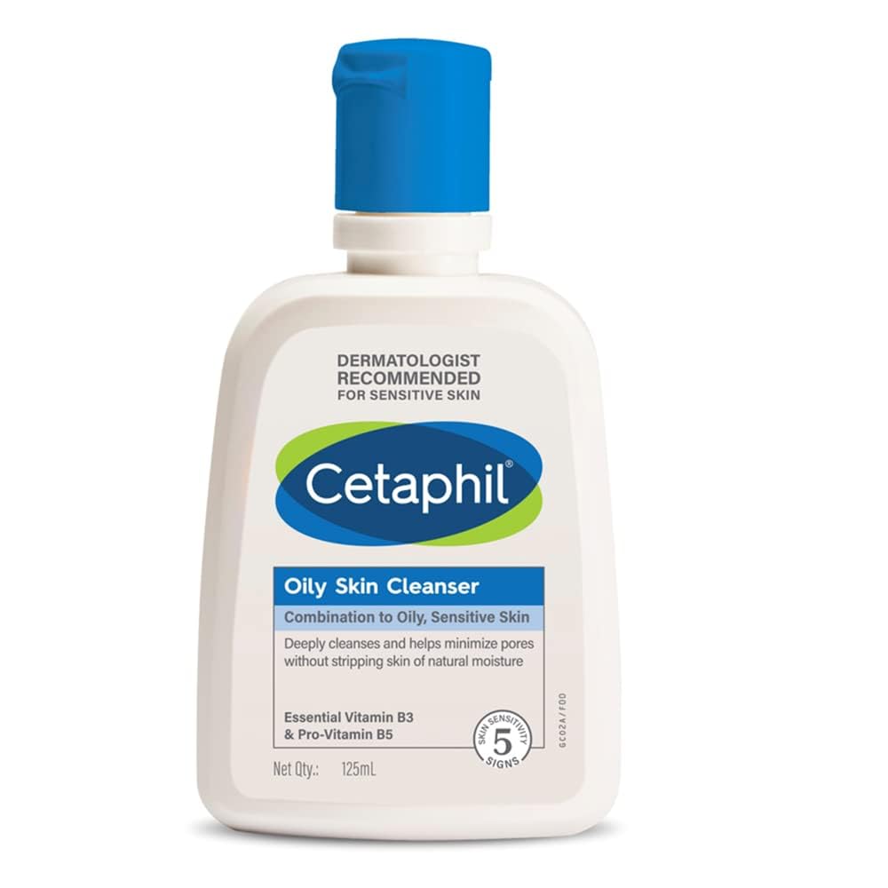Cetaphil Oily Skin Cleanser Combination to Oily, Sensitive Skin