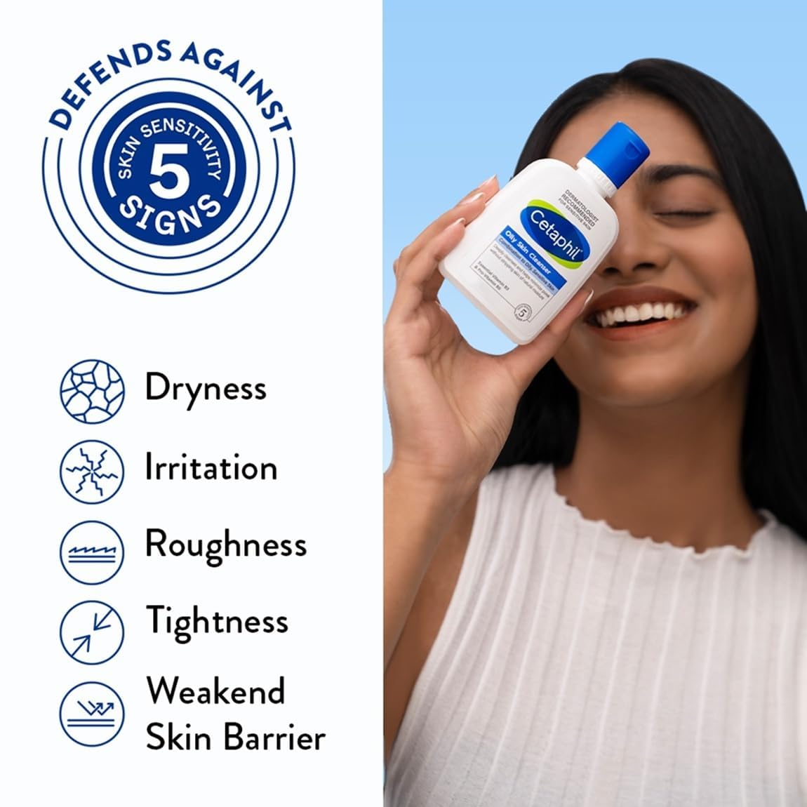 Cetaphil Oily Skin Cleanser Combination to Oily, Sensitive Skin
