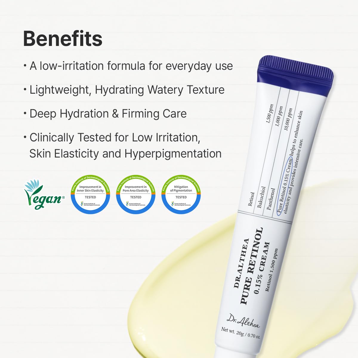 Dr. Althea - Pure Retinol 0.15% Cream