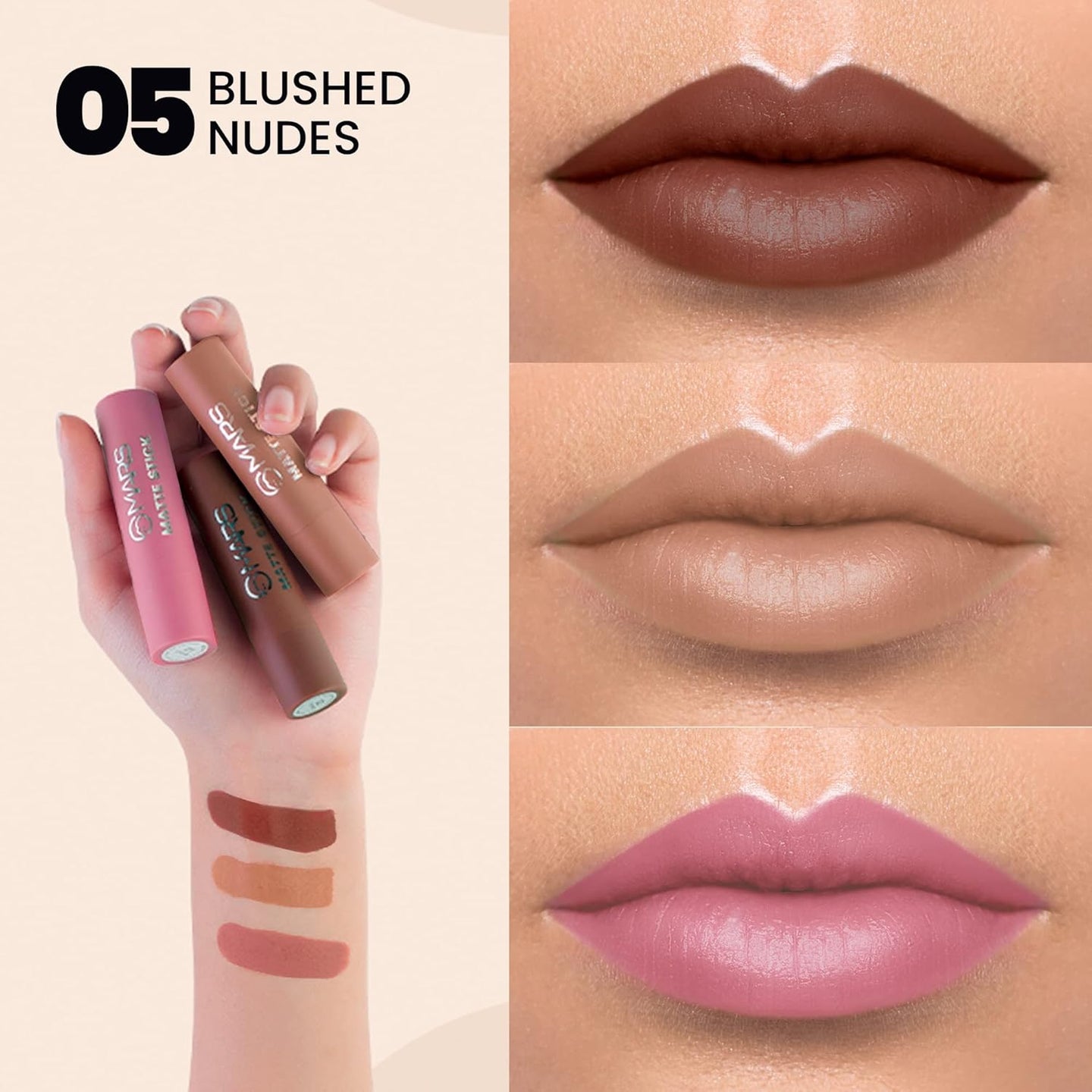 MARS Matte Box Set of 3 Lipsticks