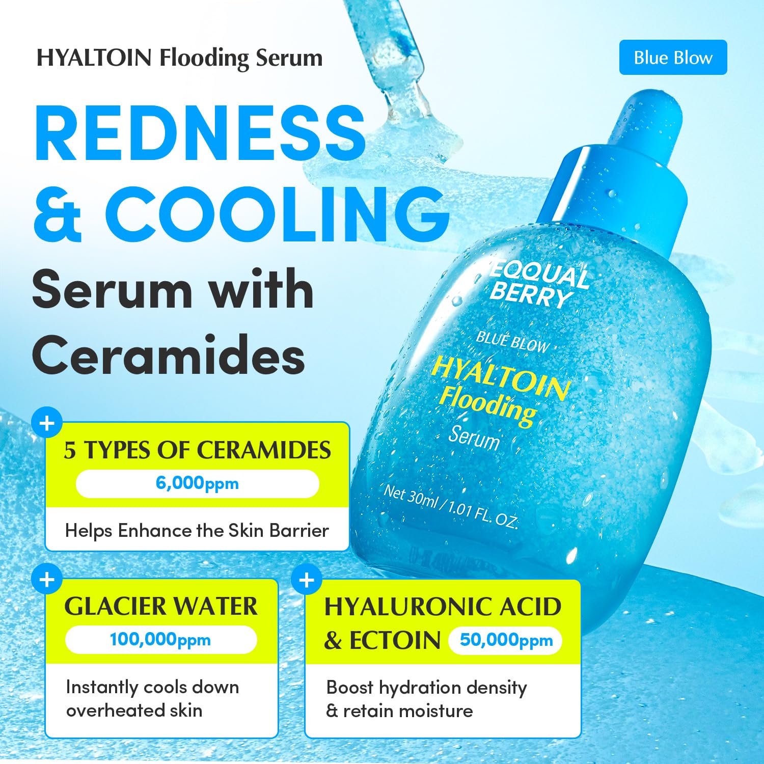 EQQUALBERRY Hyaltoin Flooding Serum