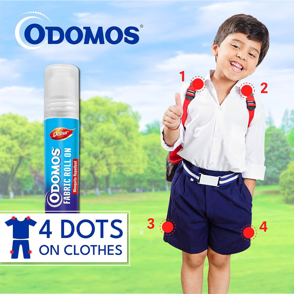 Odomos Mosquito Repellent Fabric Roll-On