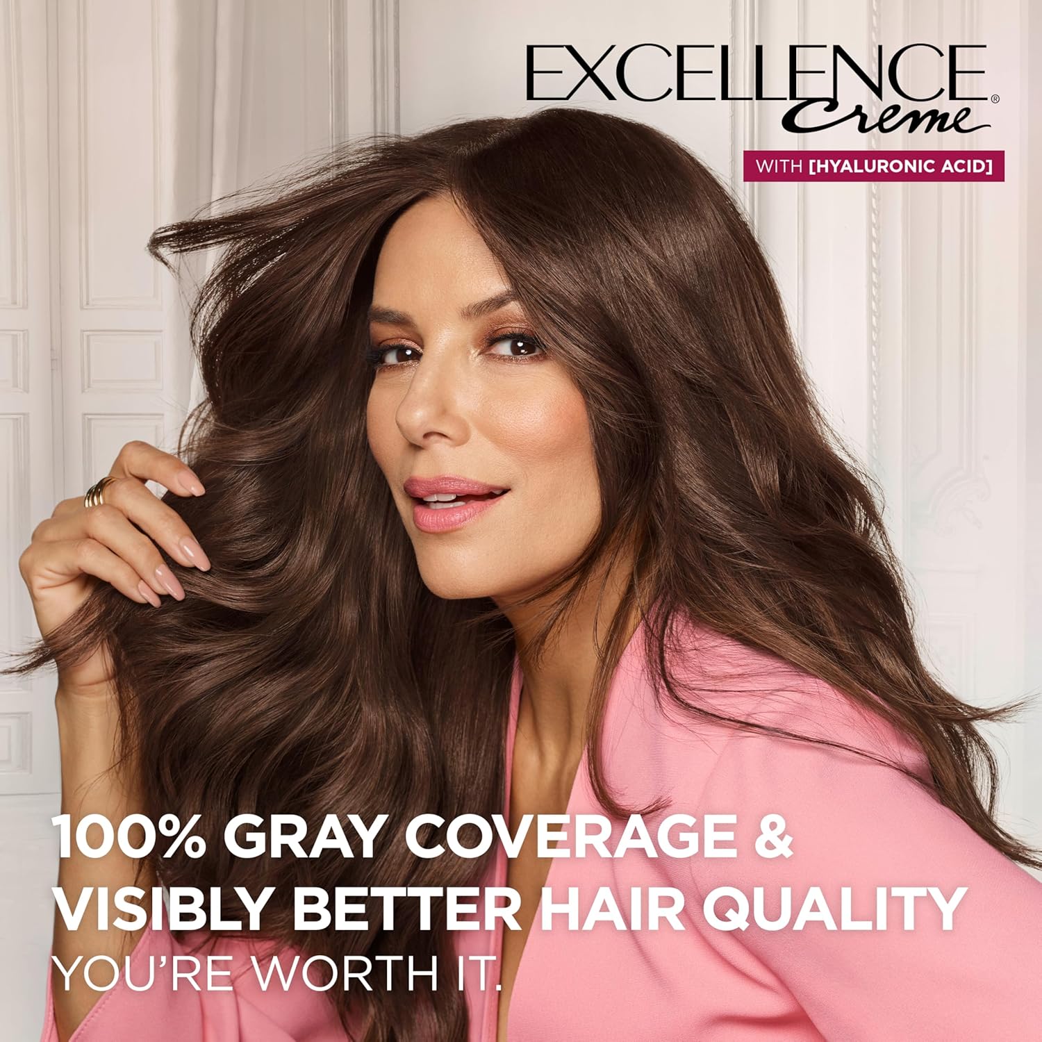 L'Oreal Paris Excellence Cool Creme Triple Care Hair Color - 4AR Dark Chocolate Brown