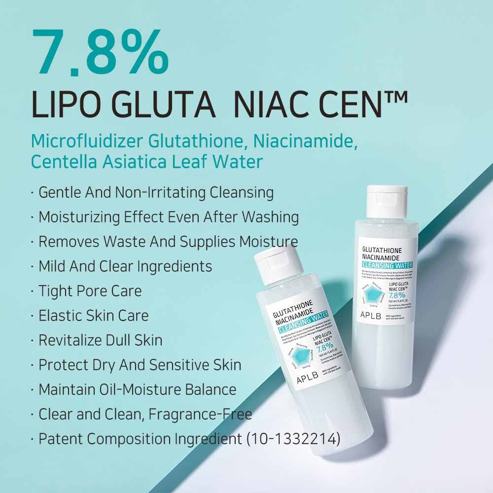 APLB Glutathione Niacinamide Cleansing Water
