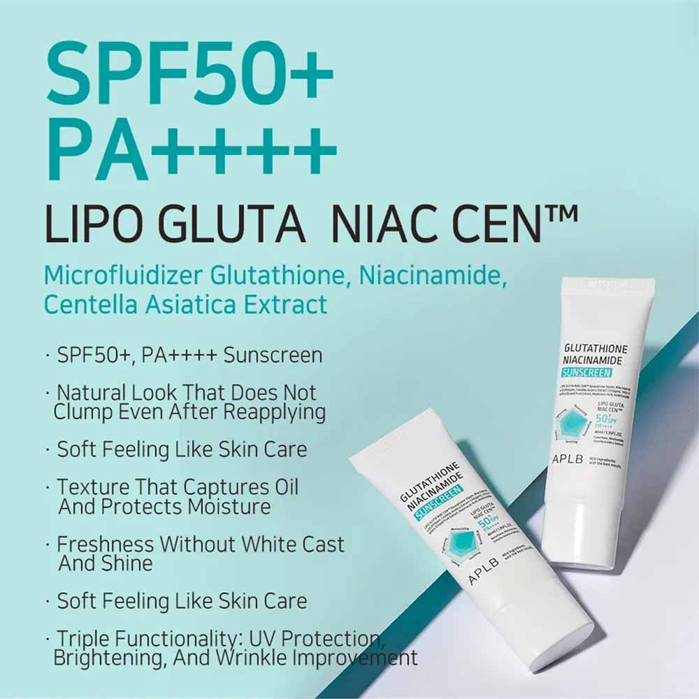 APLB Glutathione Niacinamide Sunscreen