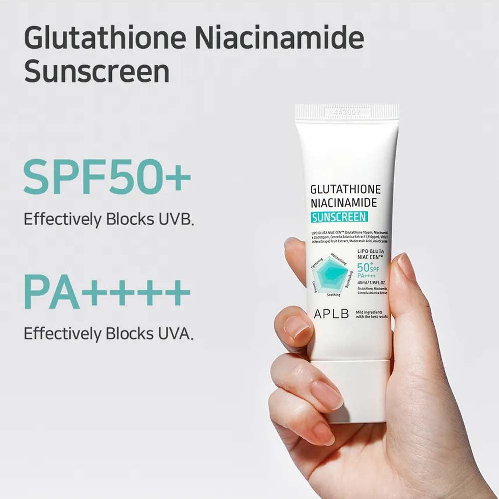 APLB Glutathione Niacinamide Sunscreen
