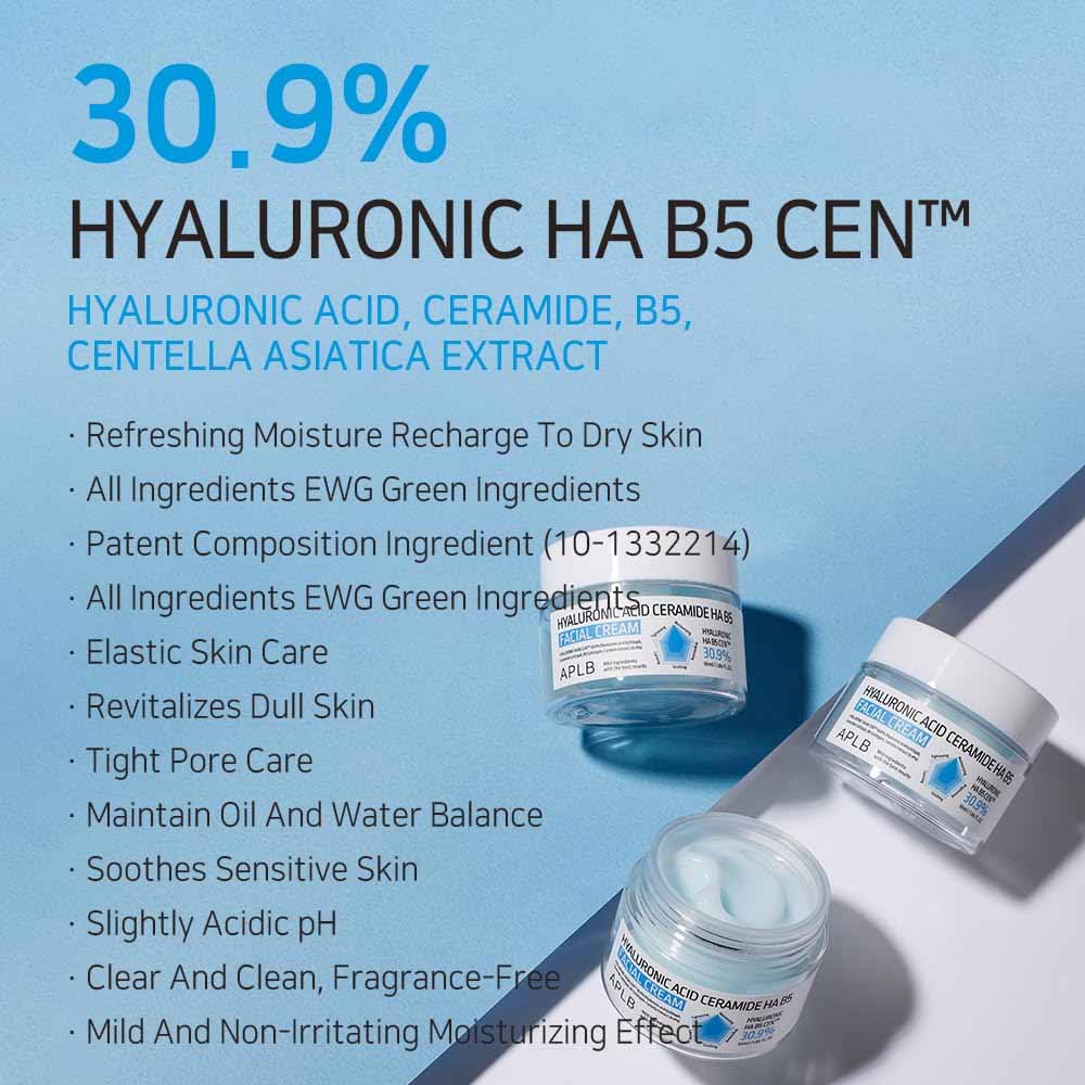 APLB Hyaluronic Acid Ceramide HA B5 Facial Cream