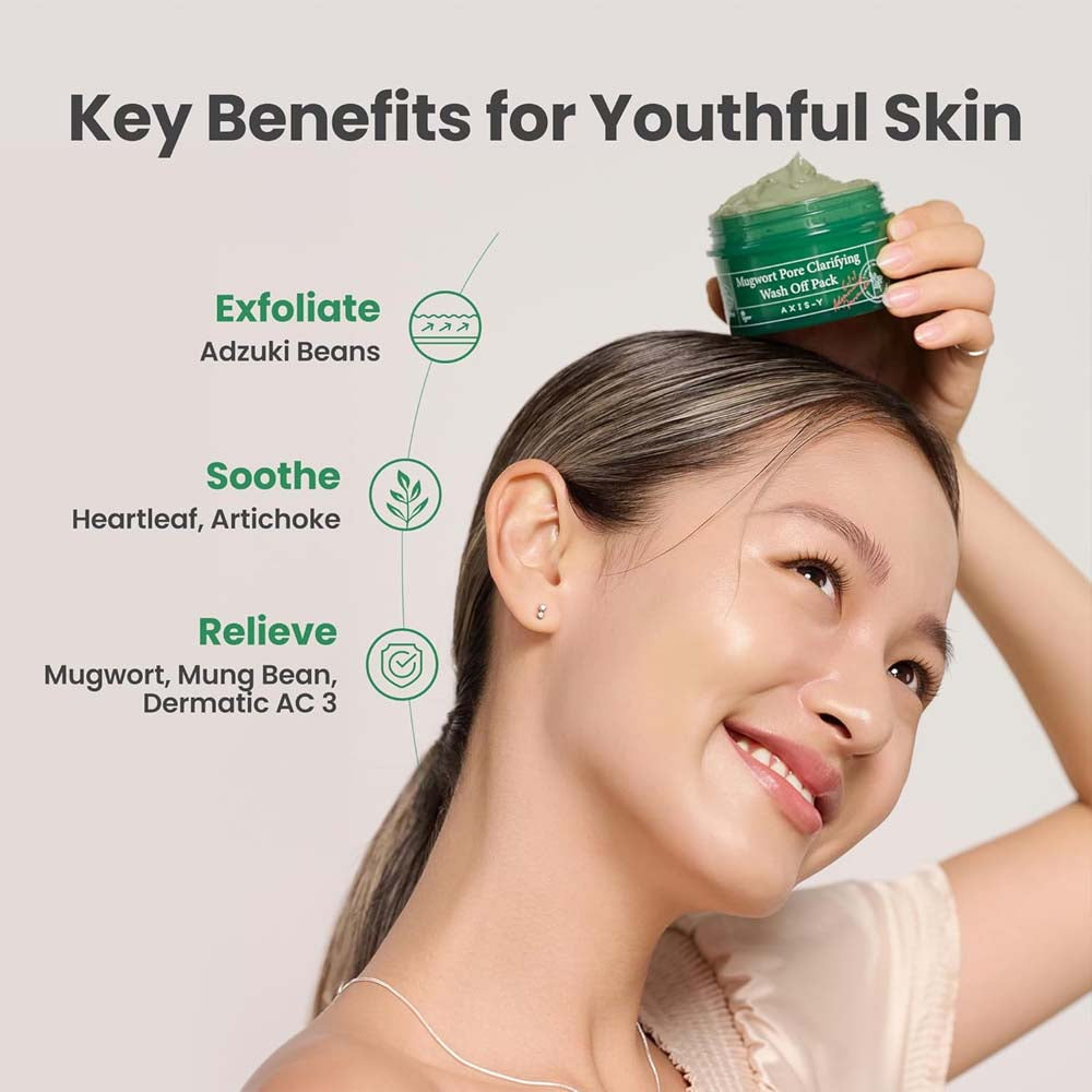 AXIS-Y Mugwort Pore Clarifying Wash Off Mask