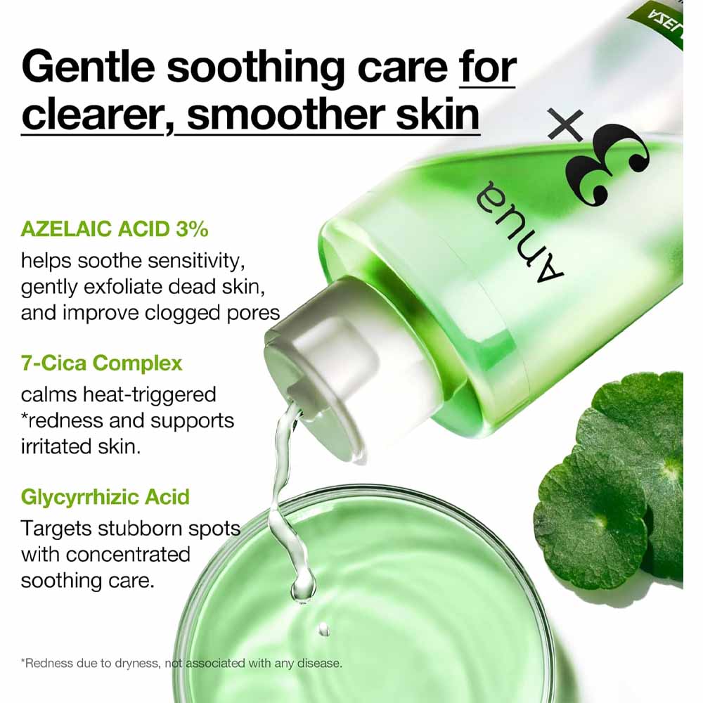 Anua Azelaic Acid 3 Cica Skin Clarifying Toner