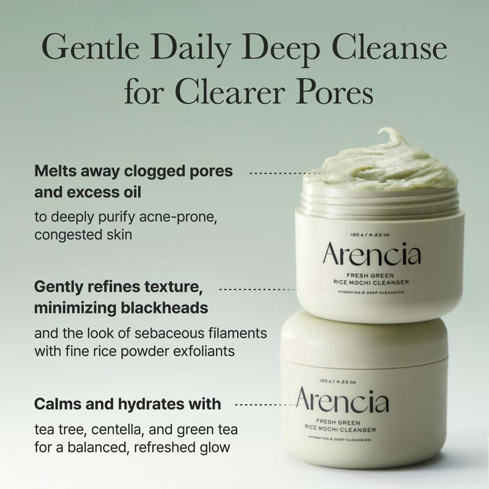 ARENCIA FRESH GREEN RICE MOCHI CLEANSER