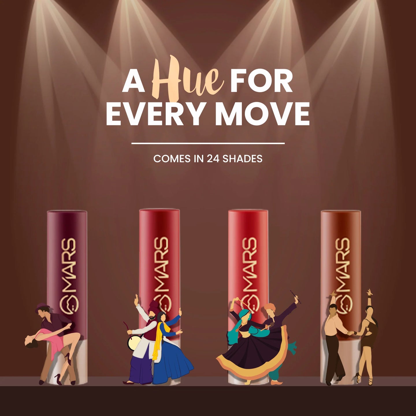 MARS Creamy Matte Long Lasting Lipstick