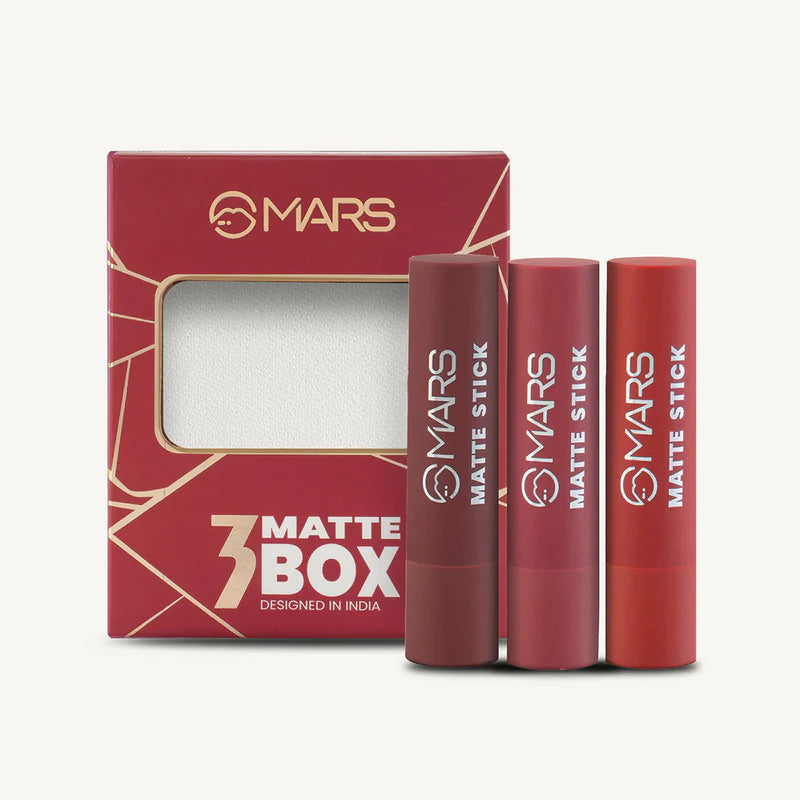 MARS Matte Box Set of 3 Lipsticks