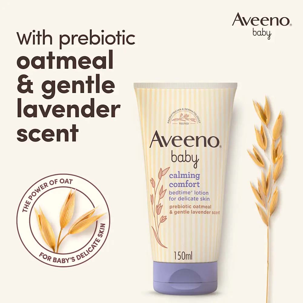 Aveeno Baby Calming Comfort Bedtime Lotion for Delicate Skin