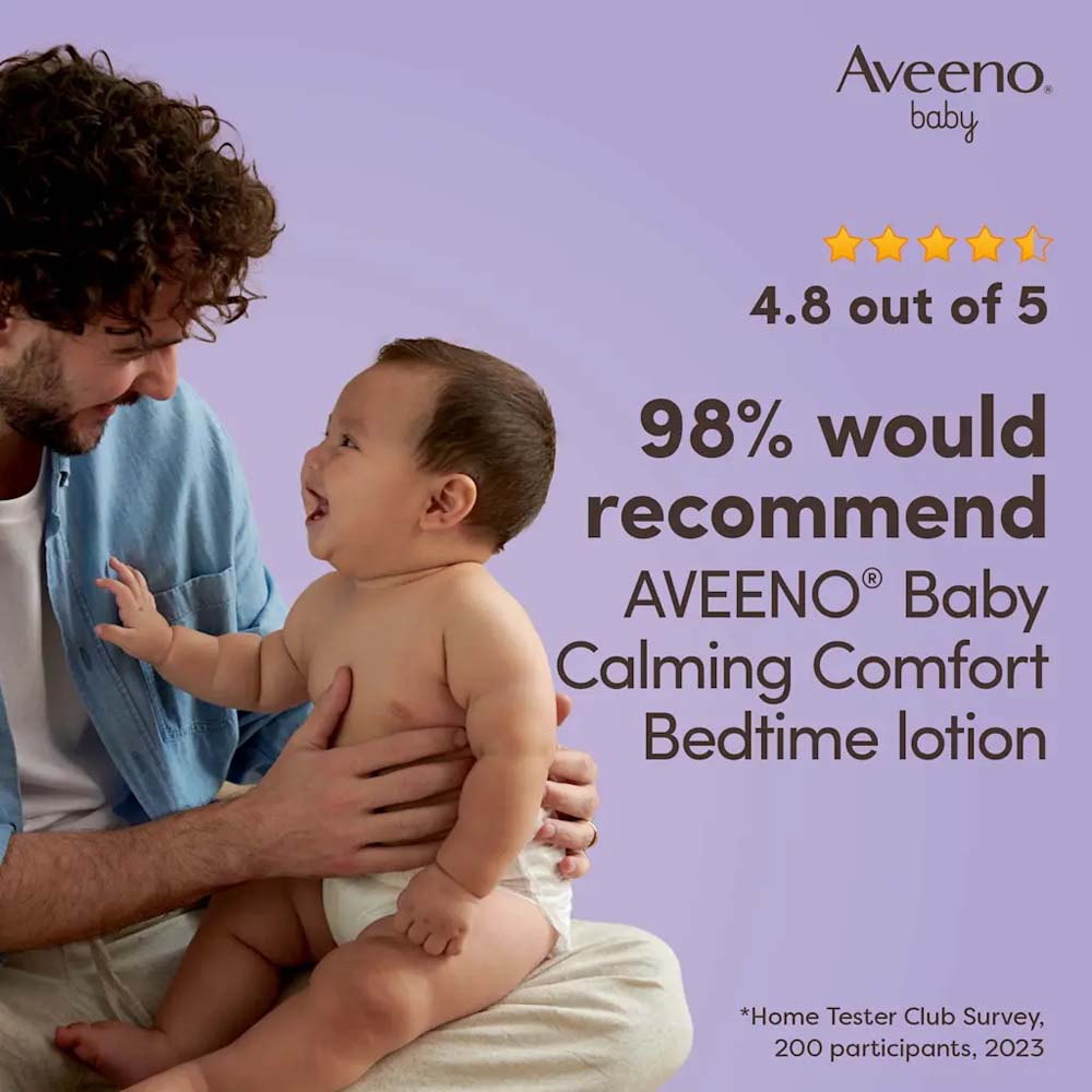 Aveeno Baby Calming Comfort Bedtime Lotion for Delicate Skin