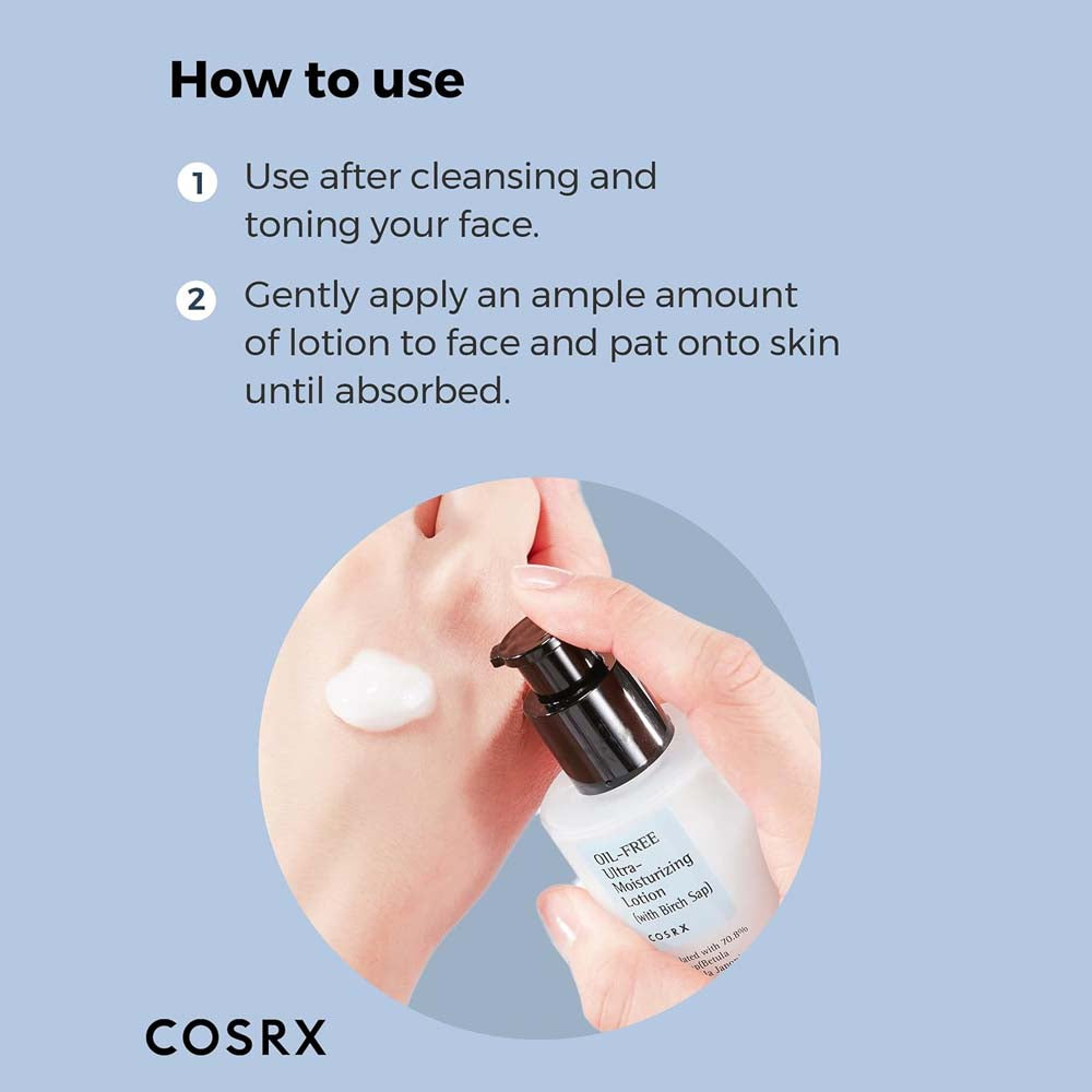 COSRX Oil-Free Ultra-Moisturizing Lotion with Birch Sap