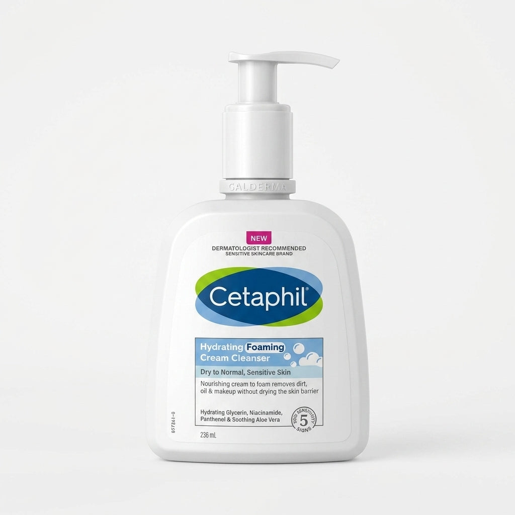 Cetaphil Hydrating Foaming Cream Cleanser