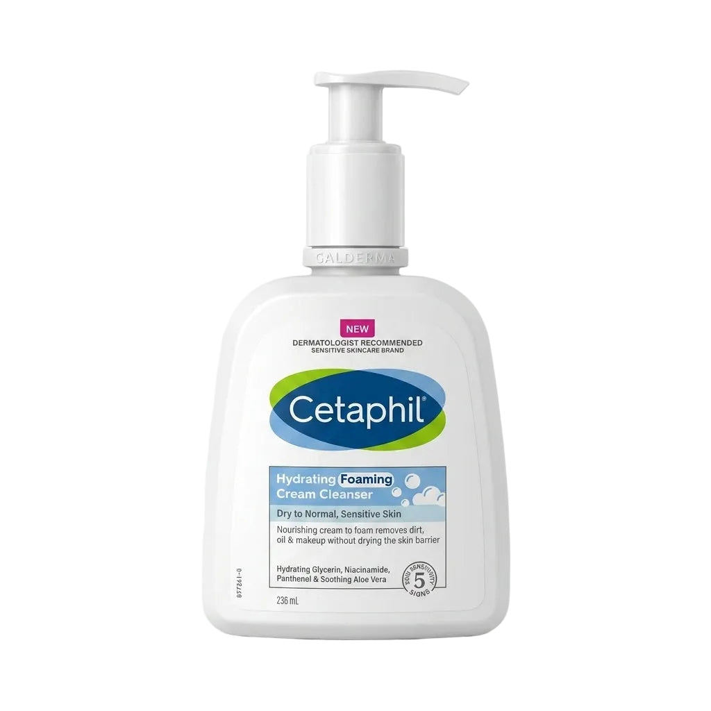 Cetaphil Hydrating Foaming Cream Cleanser