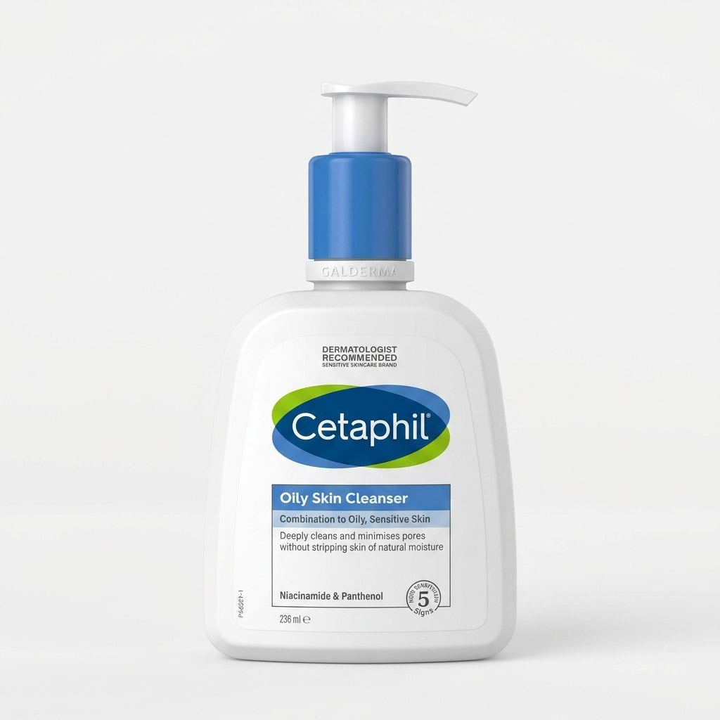Cetaphil Oily Skin Cleanser Combination to Oily, Sensitive Skin