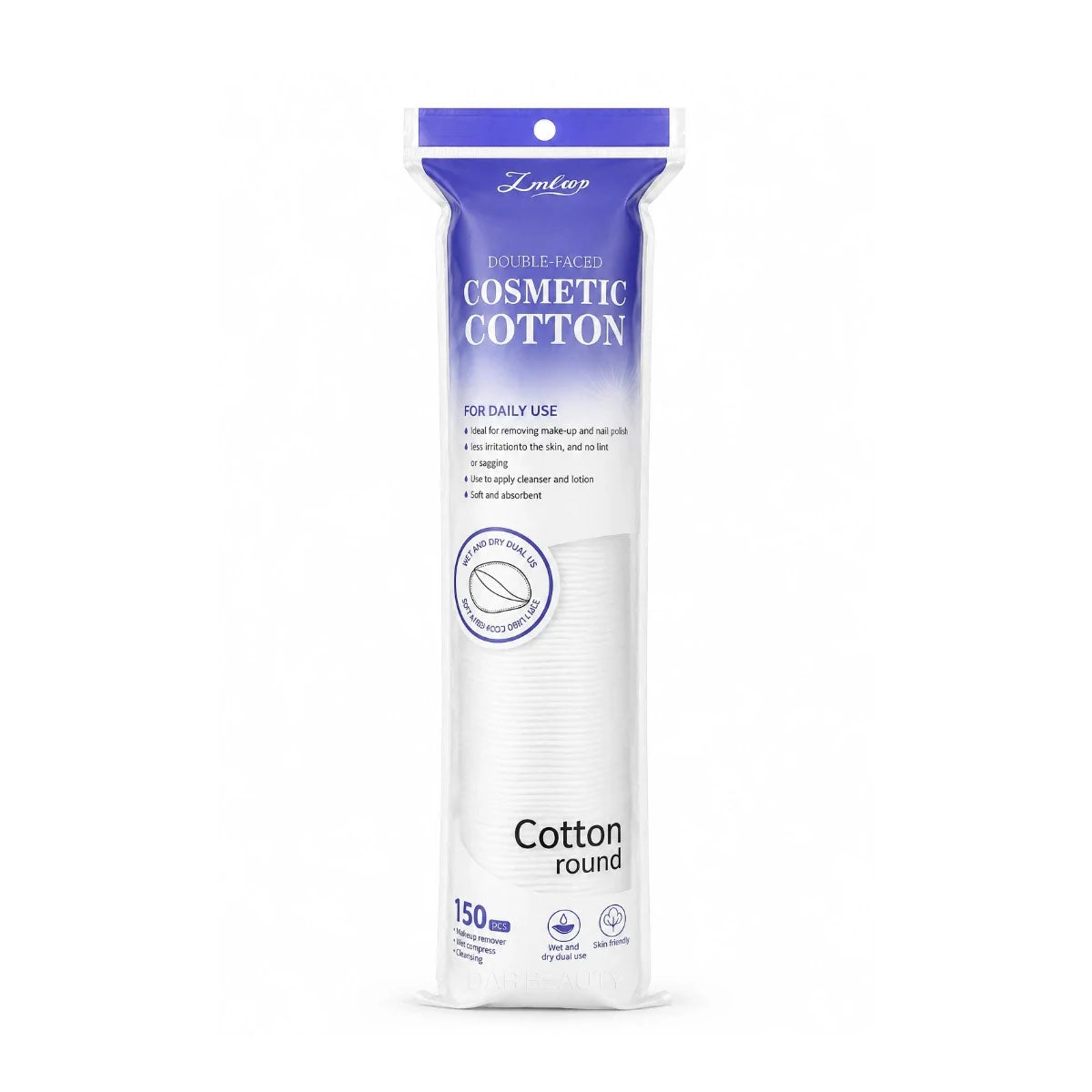 LMLTOP Double Faced Cosmetic Cotton Pads