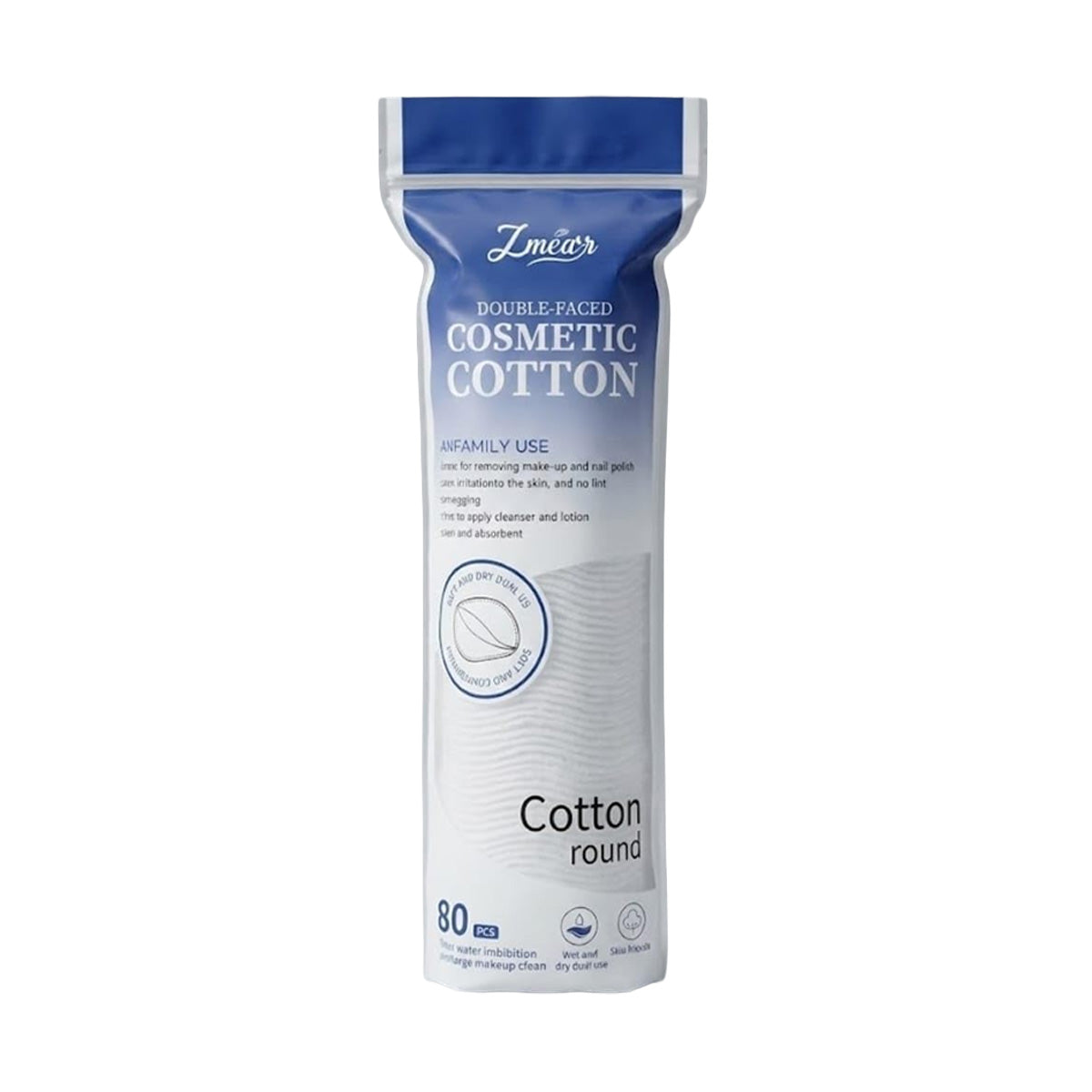 LMLTOP Double Faced Cosmetic Cotton Pads