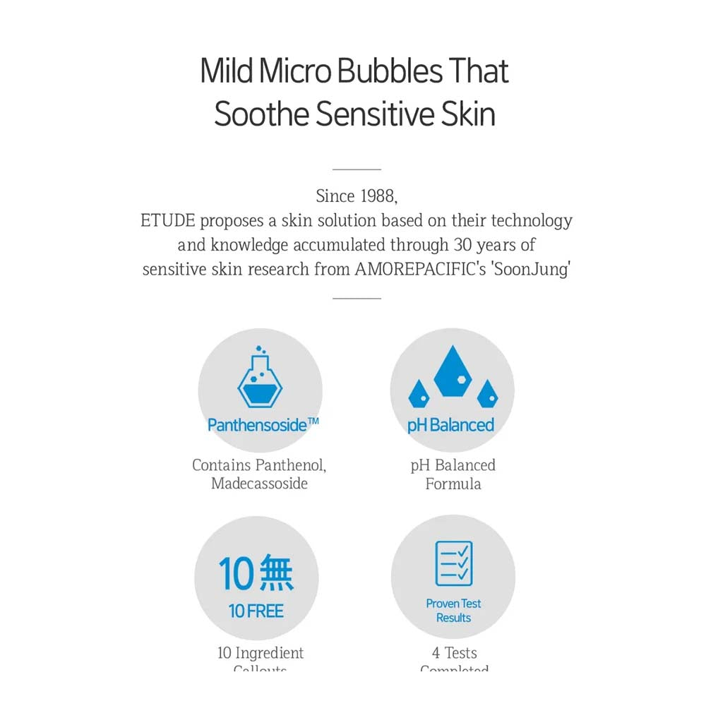 Etude Soon Jung pH 6.5 Whip Cleanser