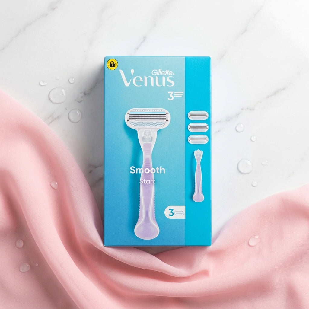Gillette Venus smooth starter kit packaging