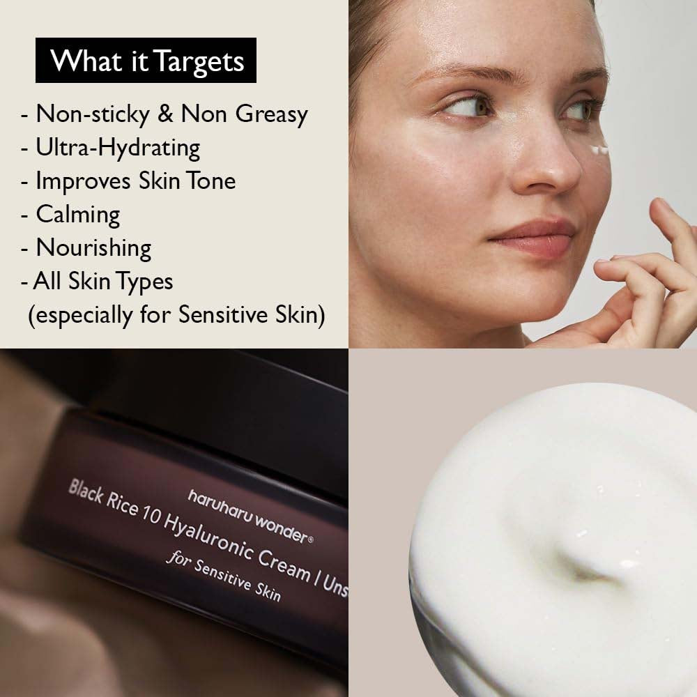 Haruharu Wonder Black Rice Hyaluronic Cream (Unscented)