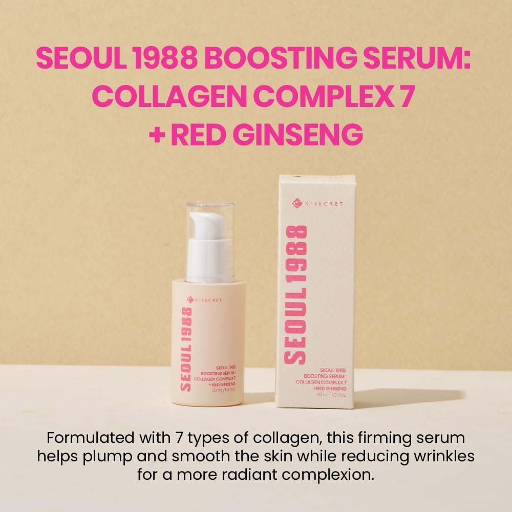 K-SECRET SEOUL 1988 BOOSTING SERUM: COLLAGEN COMPLEX 7 + RED GINSENG