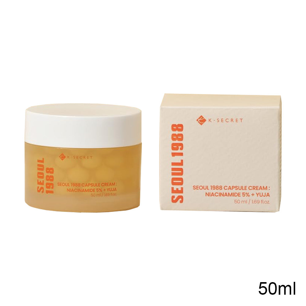 K-SECRET SEOUL 1988 Capsule Cream: Niacinamide 5% + Yuja