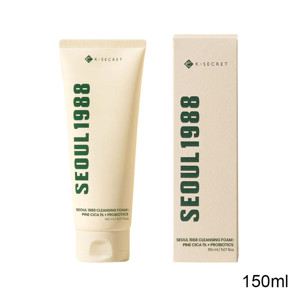 K-SECRET SEOUL 1988 Cleansing Foam : Pine Cica 1% + Probiotics