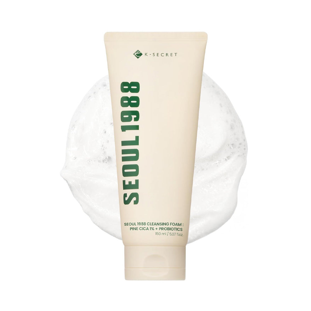 K-SECRET SEOUL 1988 Cleansing Foam : Pine Cica 1% + Probiotics