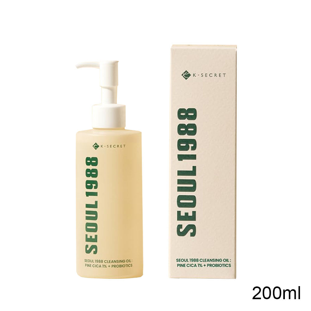 K-SECRET SEOUL 1988 Cleansing Oil : Pine Cica 1% + Probiotics