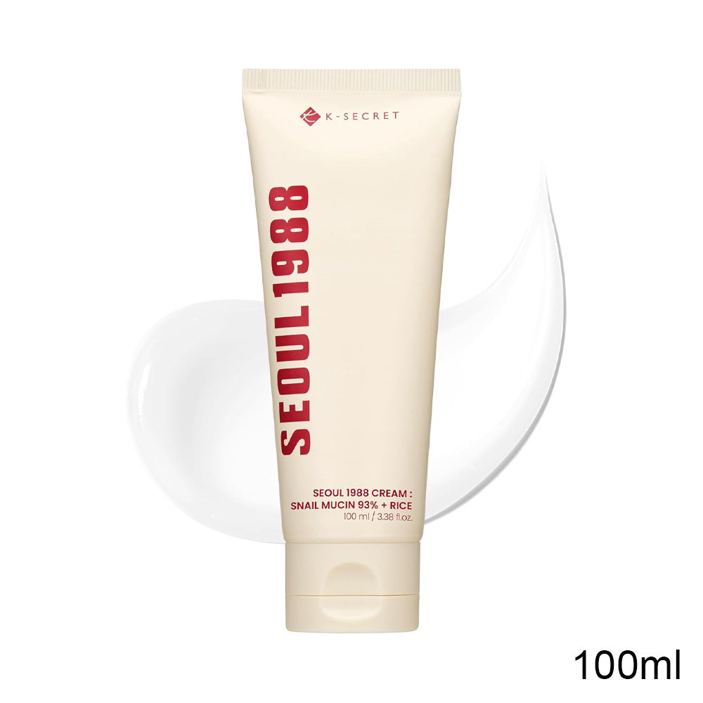 K-SECRET SEOUL 1988 Cream : Snail Mucin 93+Rice 100ml