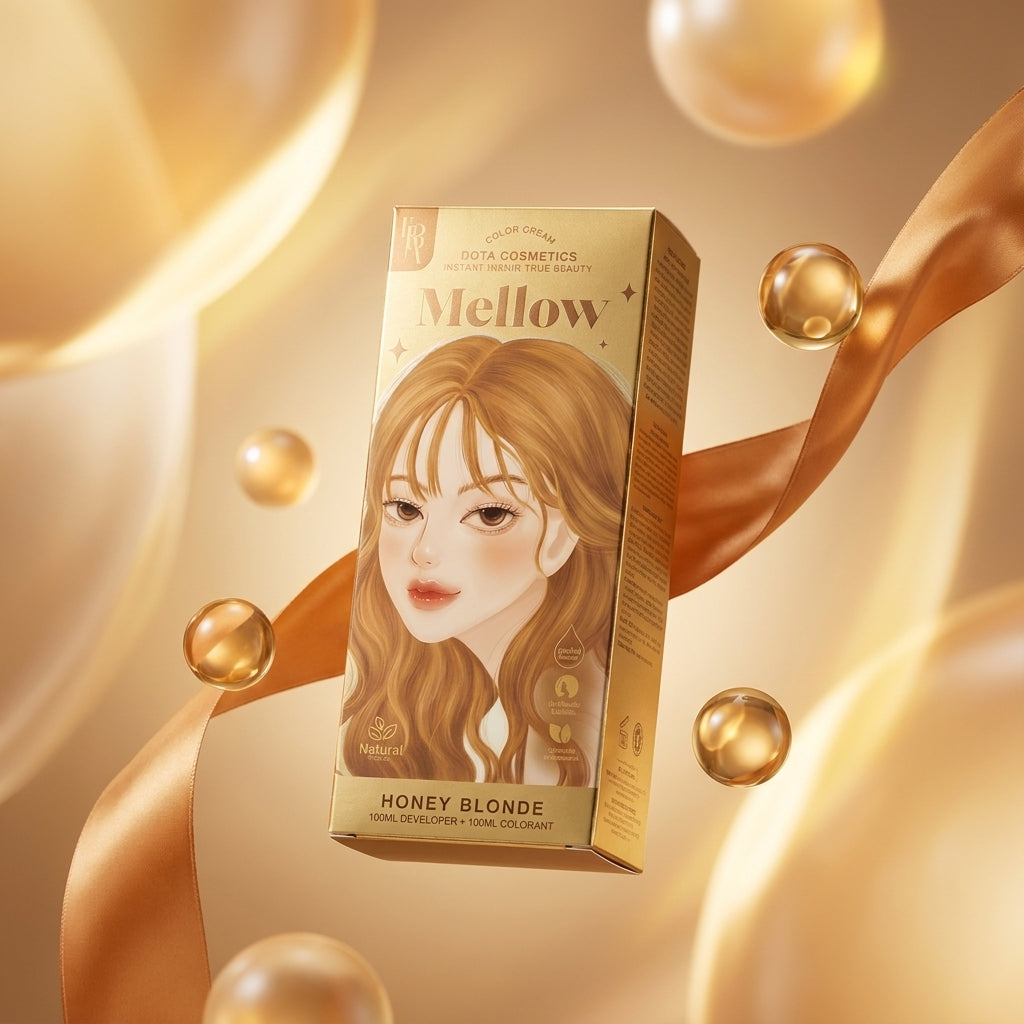 Kota Organic Natural Hair Color Cream - Mellow (Honey Blonde)