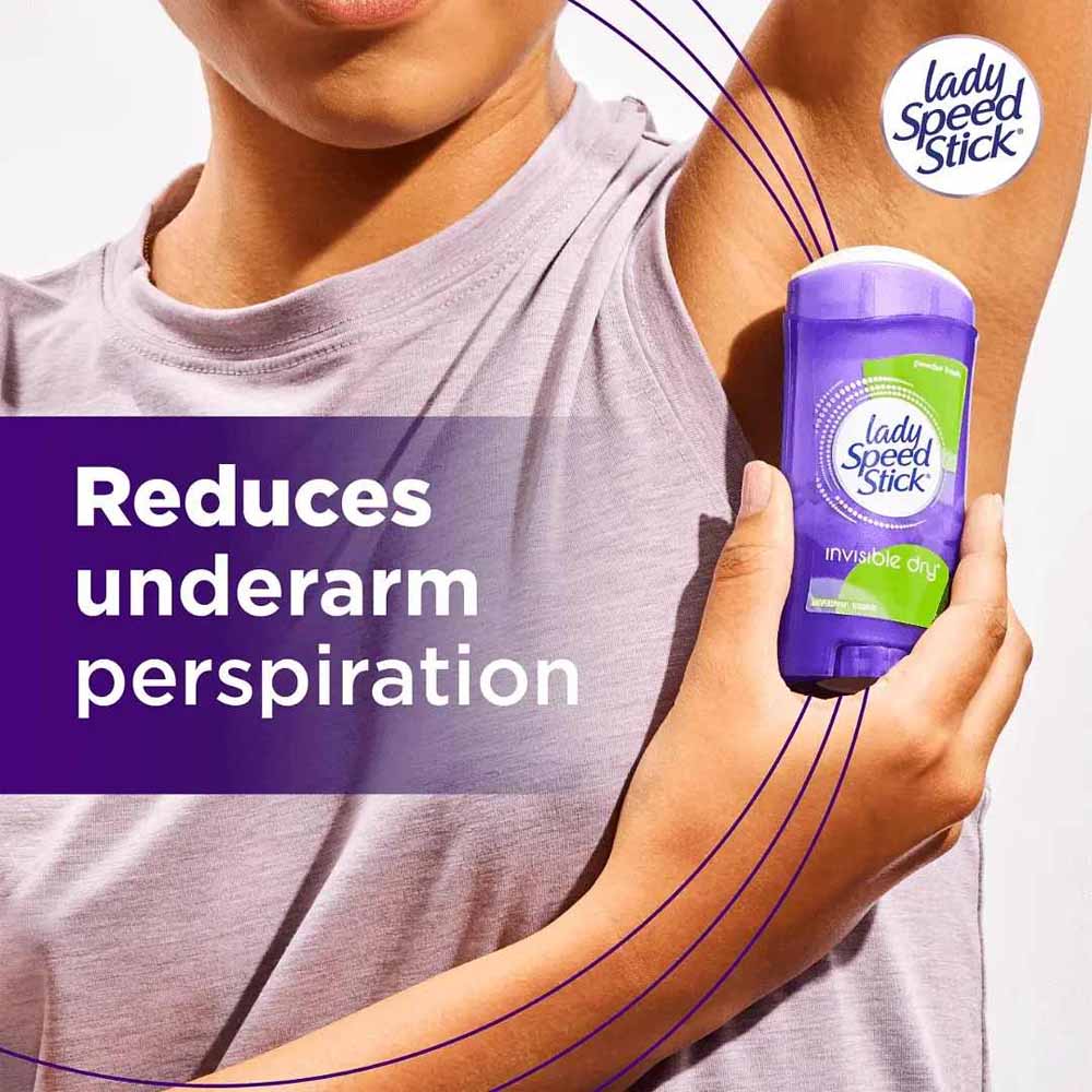 Lady Speed Stick Invisible Dry Anti Perspirant Deodorant 65g USA (Powder Fresh)