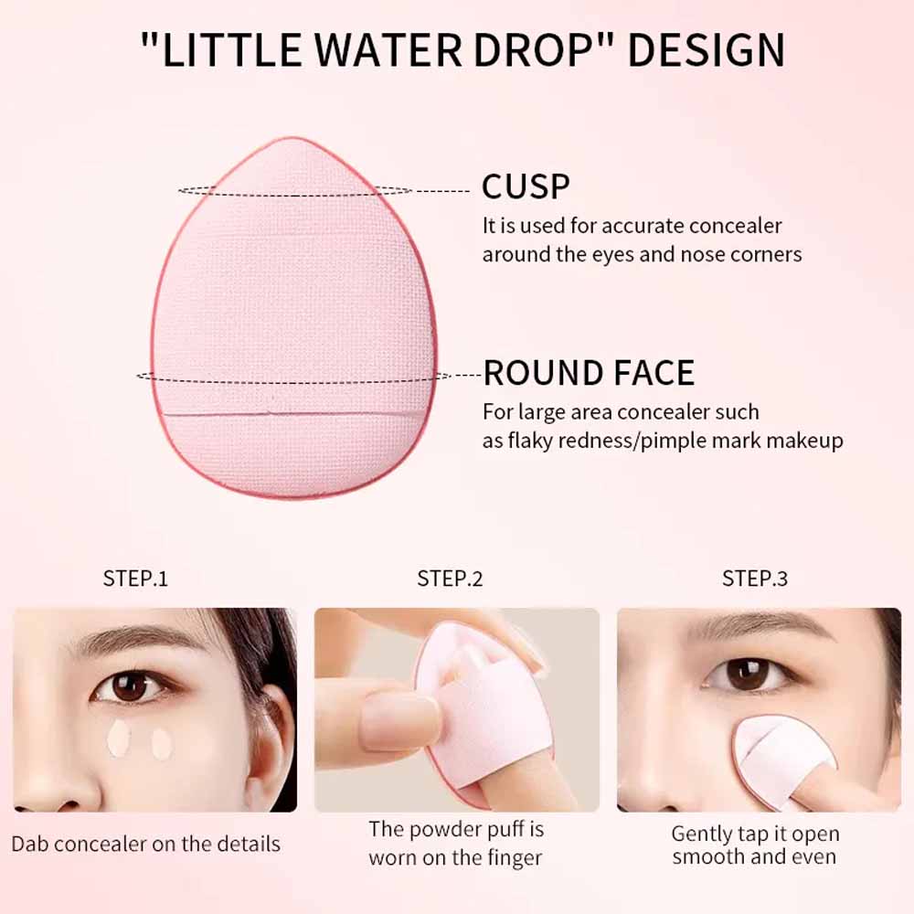 LMLTOP Meticulous Powder Puff 3pcs