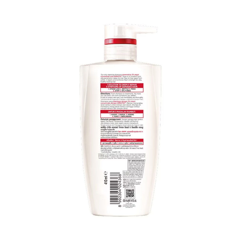 L'Oreal Paris Elseve Total Repair 5 Repairing Shampoo 410ml