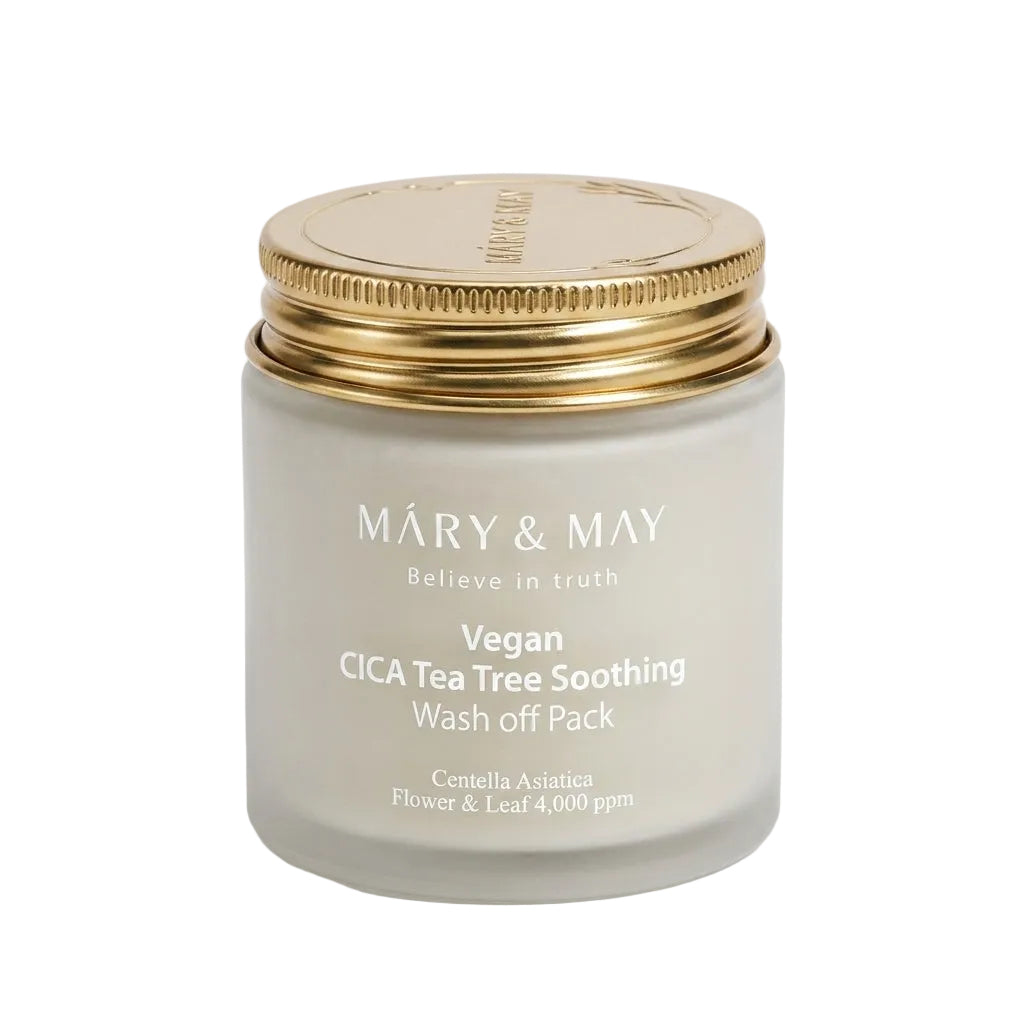 Mary&May Vegan CICA Tea Tree Soothing Wash Off Pack Clay Mask