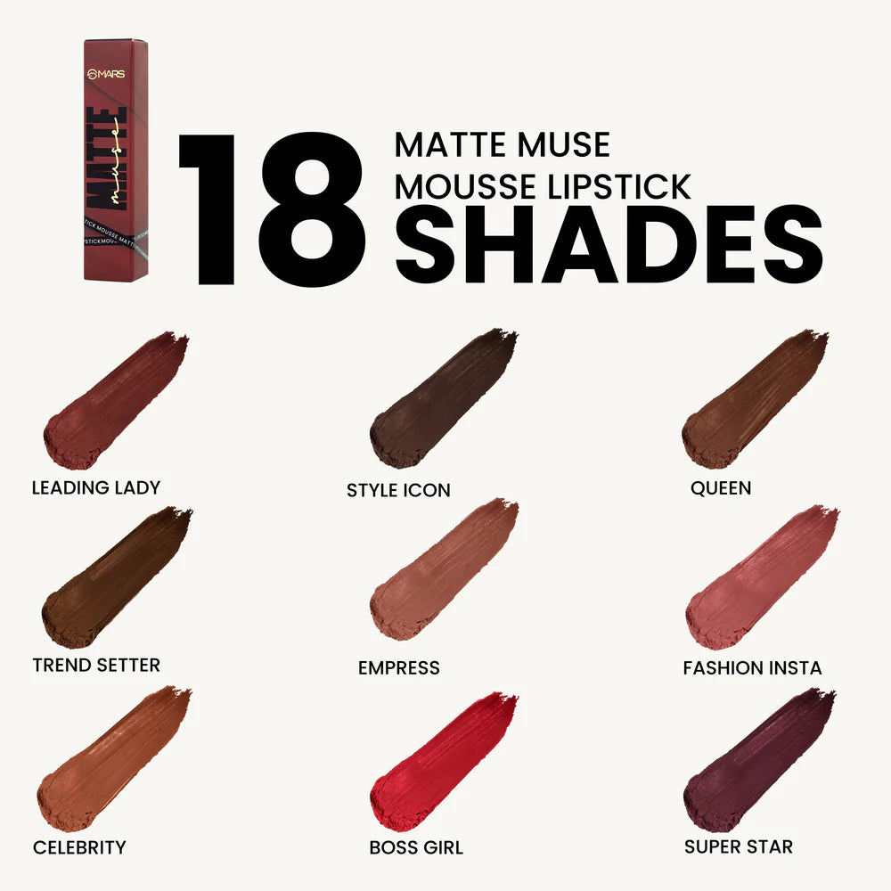 MARS Matte Muse Mousse Lipstick 3ml