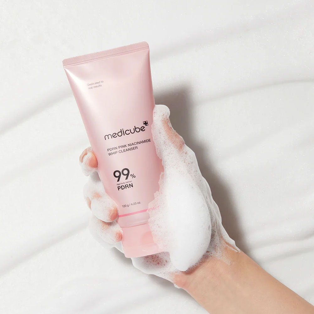 Medicube PDRN Pink Niacinamide Whip Cleanser