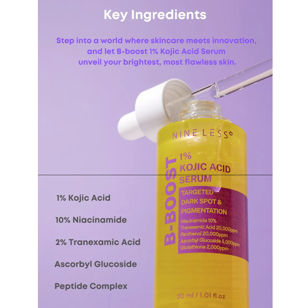 NINELESS - B-Boost 1% Kojic Acid Serum