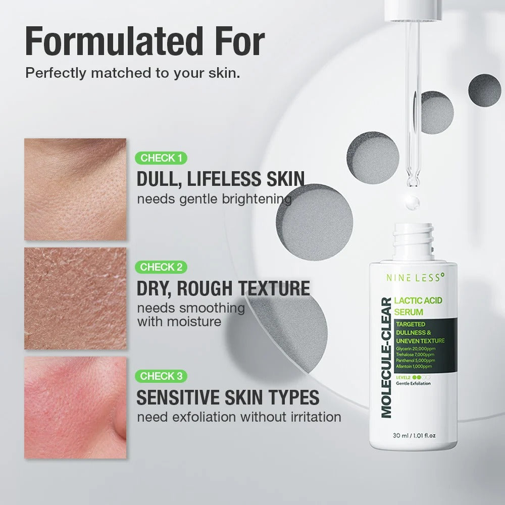 NINELESS Molecule-Clear Lactic Acid Serum
