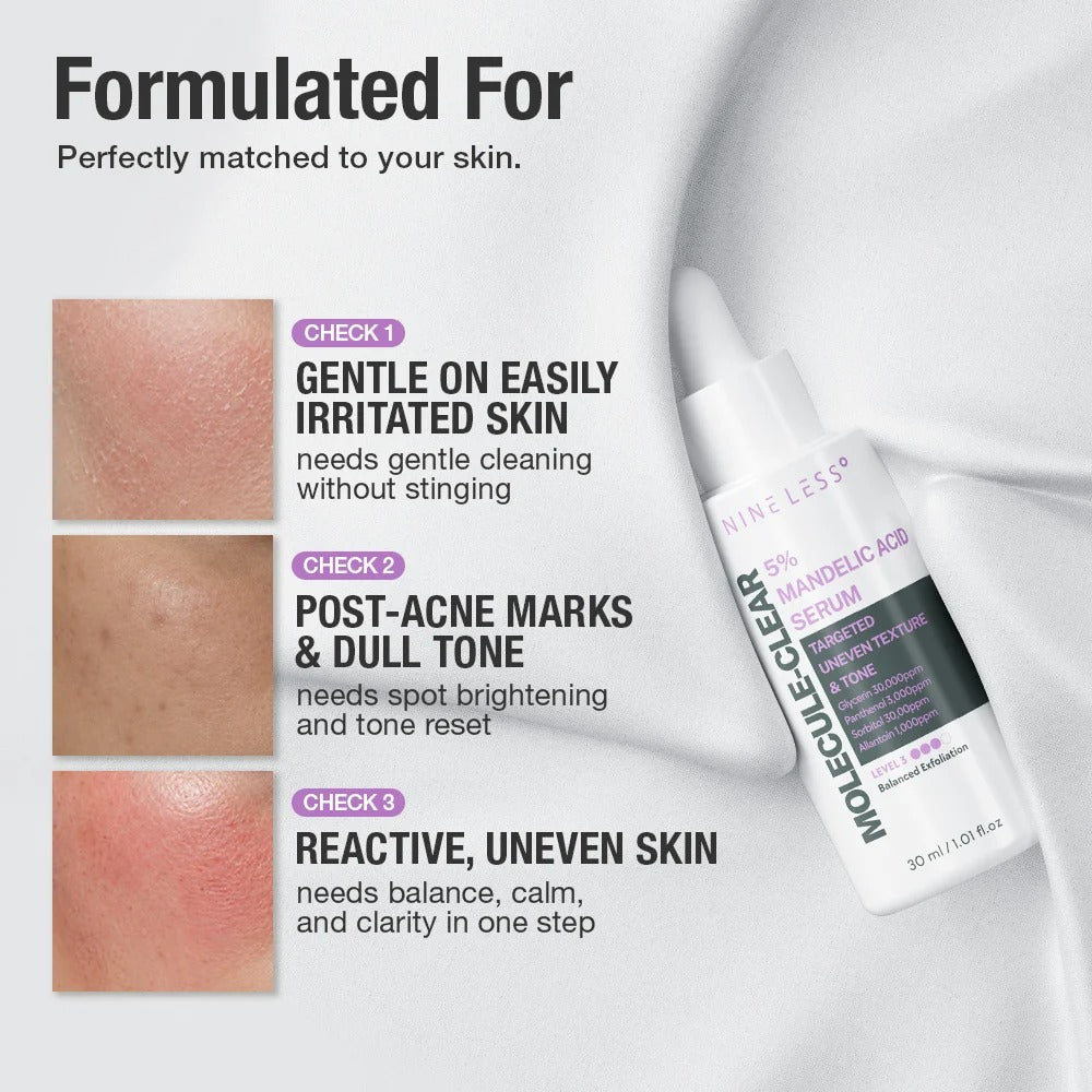 NINELESS Molecule-Clear 5% Mandelic Acid Serum