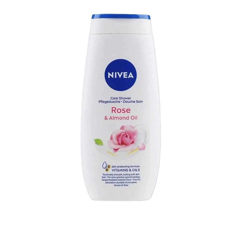 NIVEA Rose & Almond Oil Care Shower Gel
