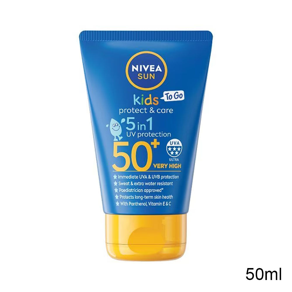 NIVEA Kids Protect & Care To Go sun cream SPF50+ 50ml