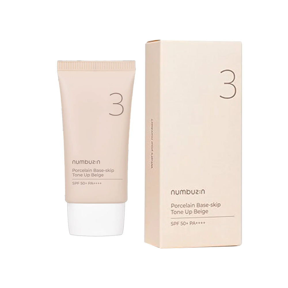 Numbuzin No. 3 Porcelain Base-Skip Tone Up Beige