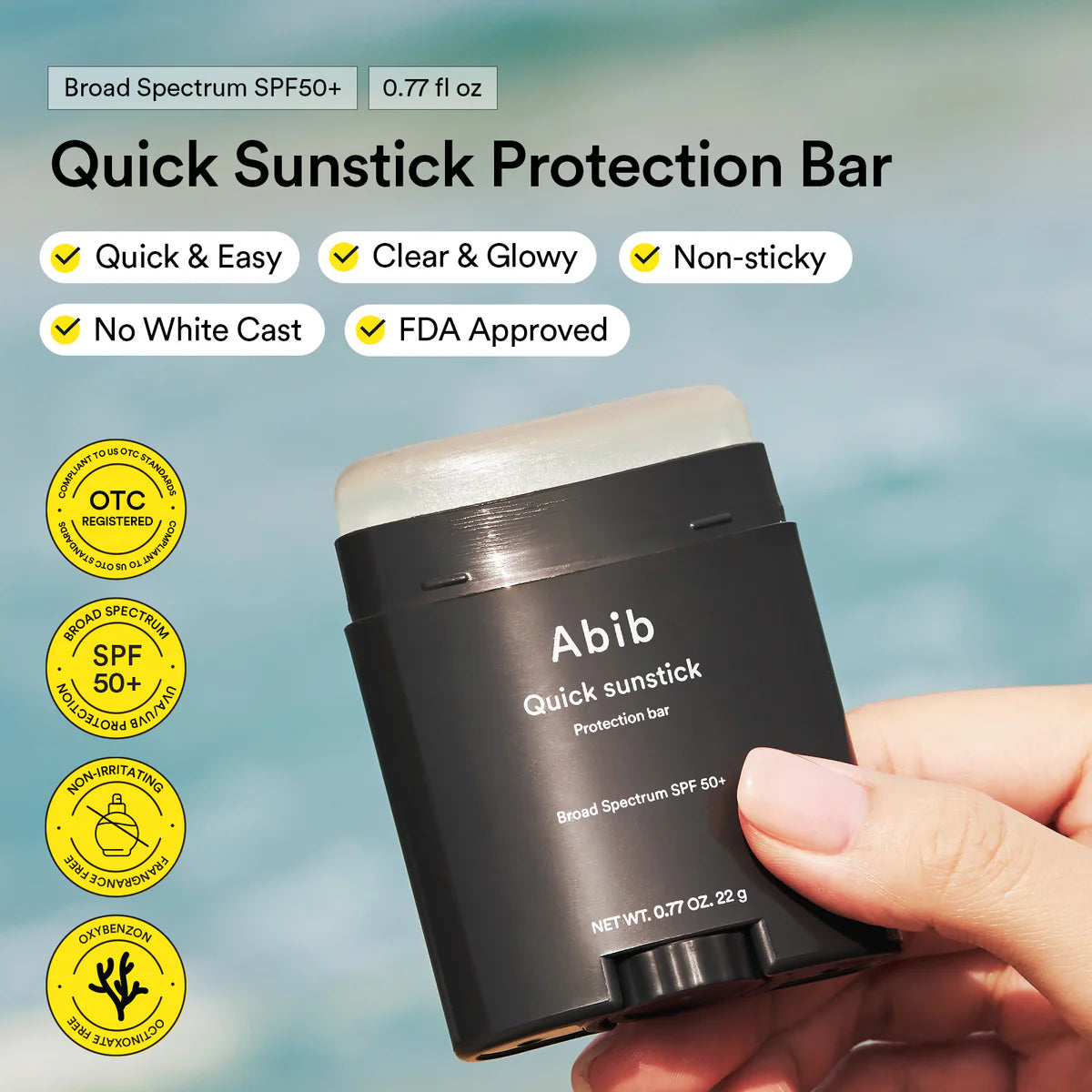 Abib Quick Sunstick Protection Bar SPF50+ PA++++ 22g