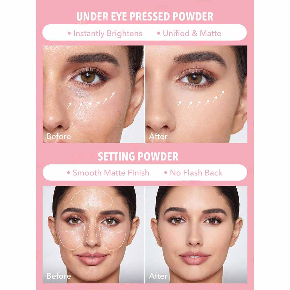 SHEGLAM Insta-Ready Face & Under Eye Setting Powder Duo